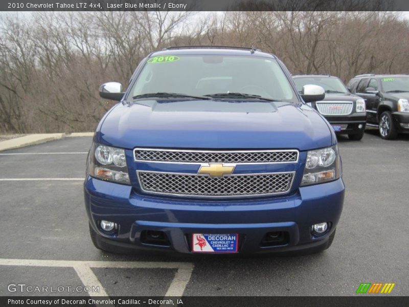 Laser Blue Metallic / Ebony 2010 Chevrolet Tahoe LTZ 4x4