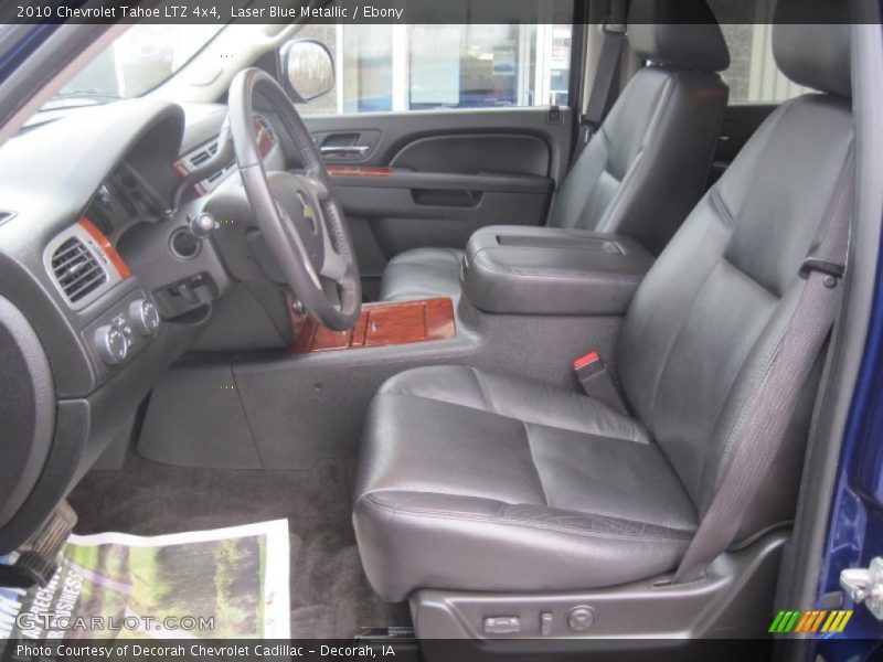 Laser Blue Metallic / Ebony 2010 Chevrolet Tahoe LTZ 4x4