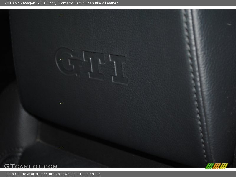 Tornado Red / Titan Black Leather 2010 Volkswagen GTI 4 Door