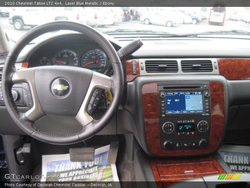 Laser Blue Metallic / Ebony 2010 Chevrolet Tahoe LTZ 4x4