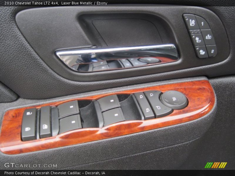 Laser Blue Metallic / Ebony 2010 Chevrolet Tahoe LTZ 4x4
