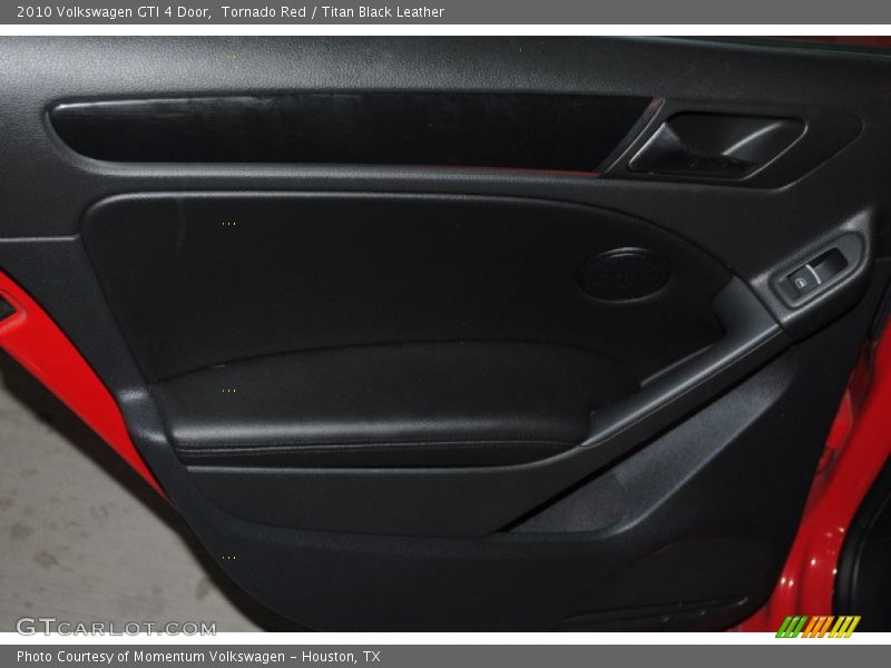 Tornado Red / Titan Black Leather 2010 Volkswagen GTI 4 Door