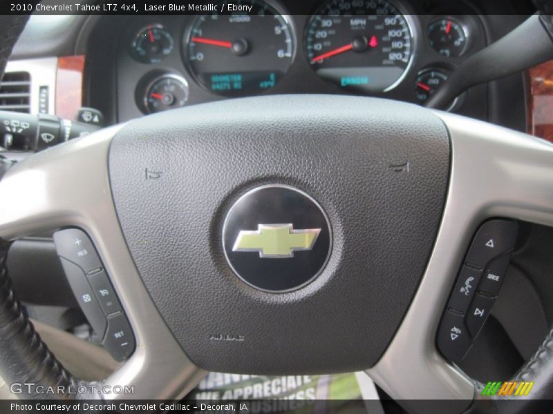 Laser Blue Metallic / Ebony 2010 Chevrolet Tahoe LTZ 4x4