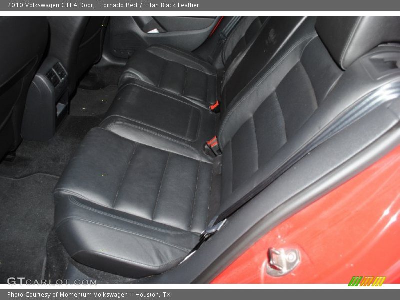 Tornado Red / Titan Black Leather 2010 Volkswagen GTI 4 Door