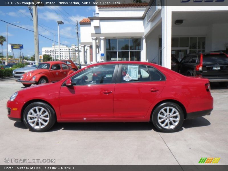 Salsa Red / Titan Black 2010 Volkswagen Jetta Limited Edition Sedan