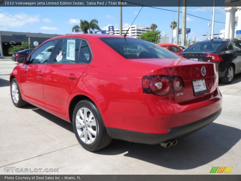 Salsa Red / Titan Black 2010 Volkswagen Jetta Limited Edition Sedan