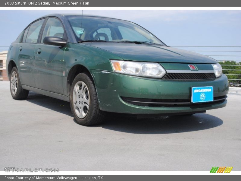 Medium Green / Tan 2003 Saturn ION 2 Sedan