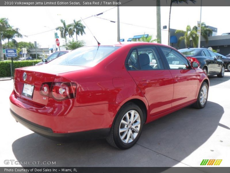 Salsa Red / Titan Black 2010 Volkswagen Jetta Limited Edition Sedan