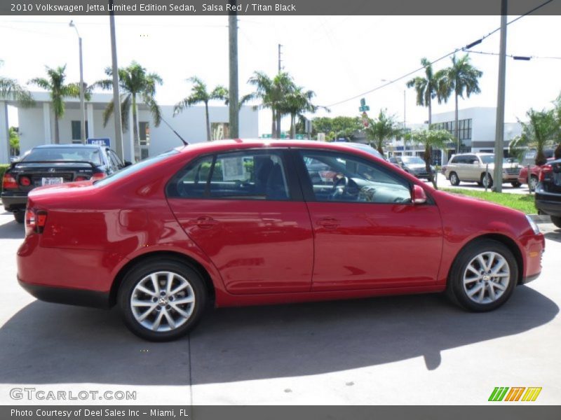 Salsa Red / Titan Black 2010 Volkswagen Jetta Limited Edition Sedan