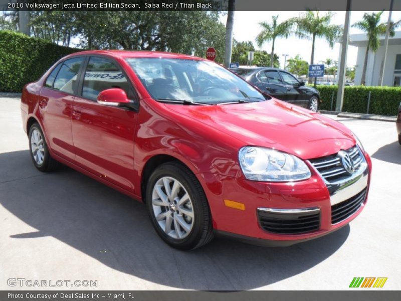 Salsa Red / Titan Black 2010 Volkswagen Jetta Limited Edition Sedan