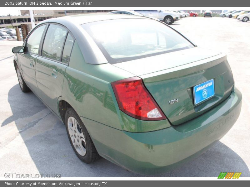 Medium Green / Tan 2003 Saturn ION 2 Sedan