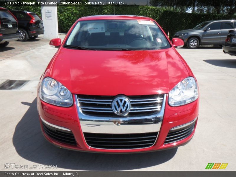 Salsa Red / Titan Black 2010 Volkswagen Jetta Limited Edition Sedan