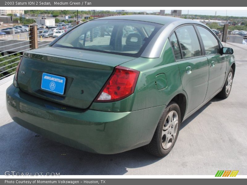 Medium Green / Tan 2003 Saturn ION 2 Sedan