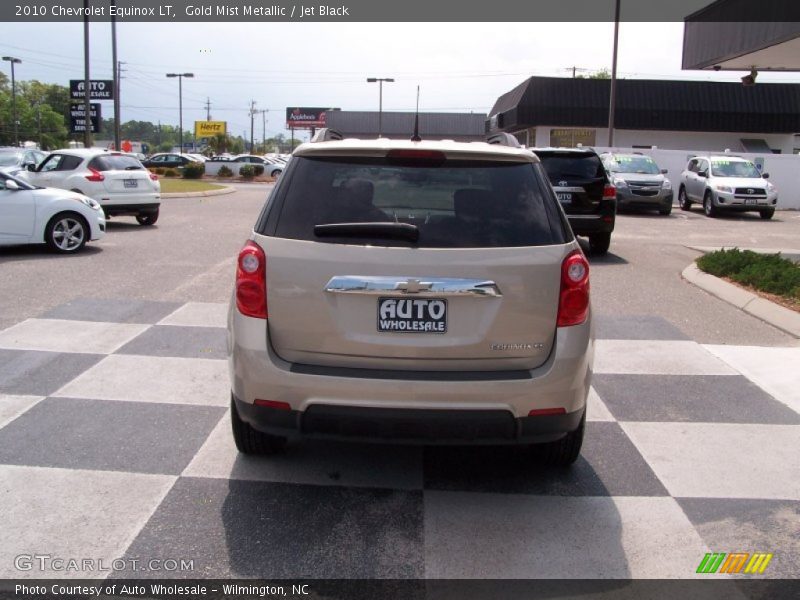 Gold Mist Metallic / Jet Black 2010 Chevrolet Equinox LT