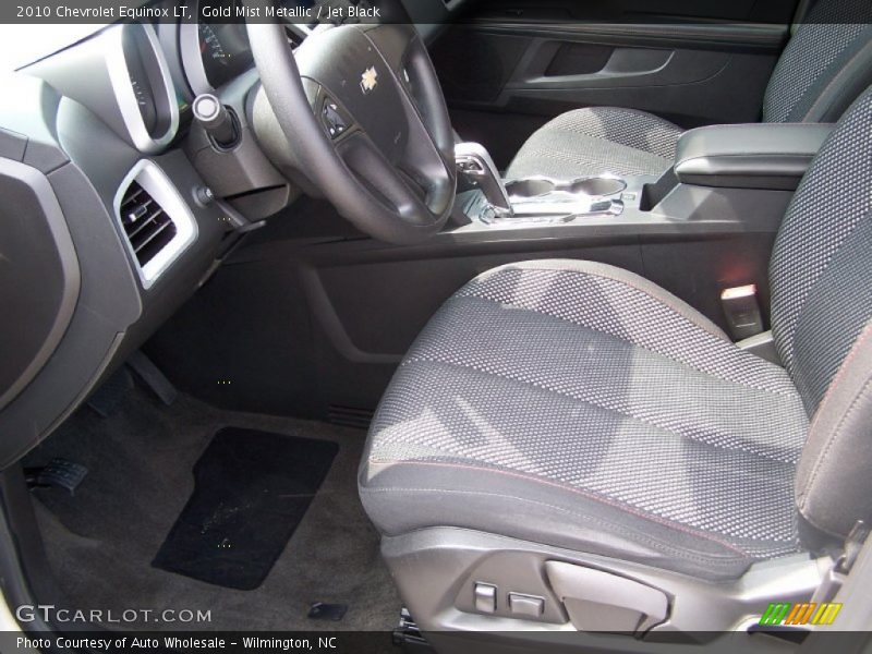 Gold Mist Metallic / Jet Black 2010 Chevrolet Equinox LT