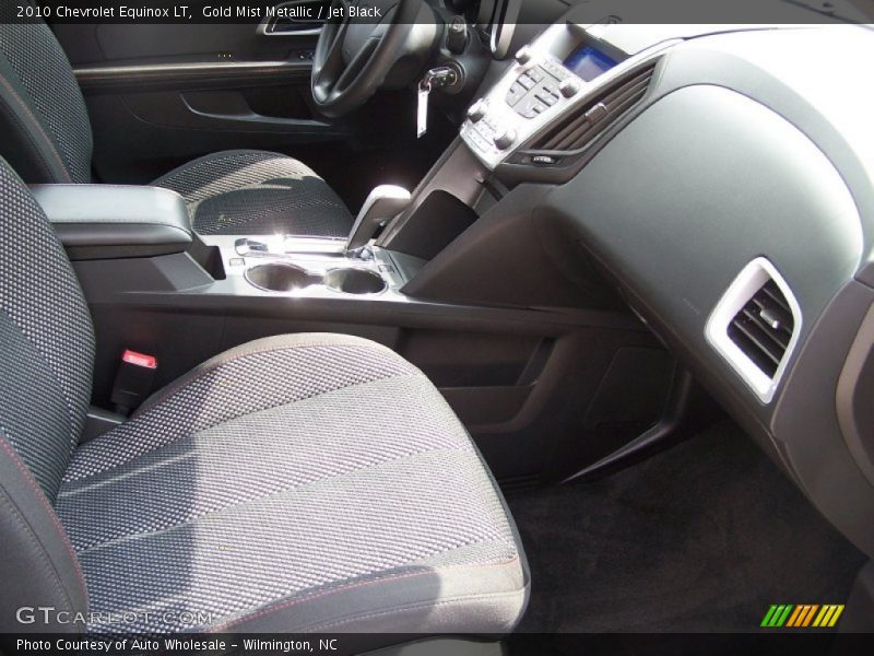 Gold Mist Metallic / Jet Black 2010 Chevrolet Equinox LT