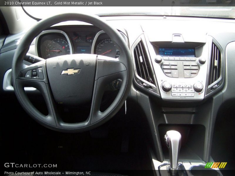 Gold Mist Metallic / Jet Black 2010 Chevrolet Equinox LT