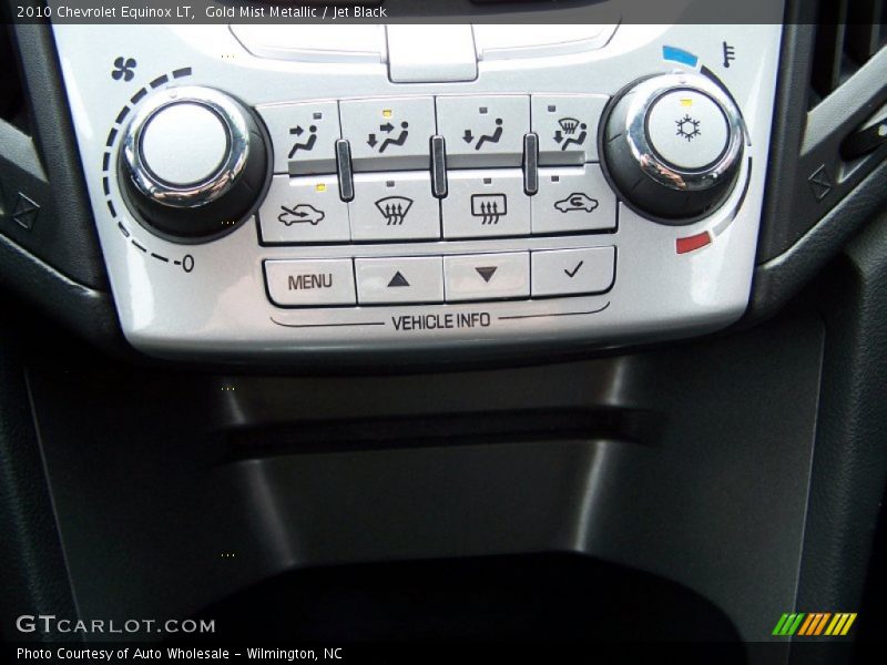 Gold Mist Metallic / Jet Black 2010 Chevrolet Equinox LT