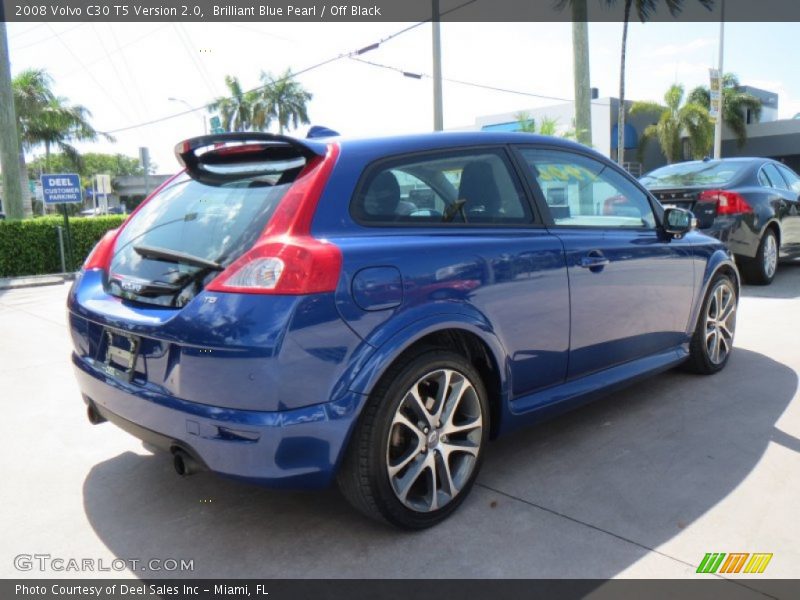 Brilliant Blue Pearl / Off Black 2008 Volvo C30 T5 Version 2.0