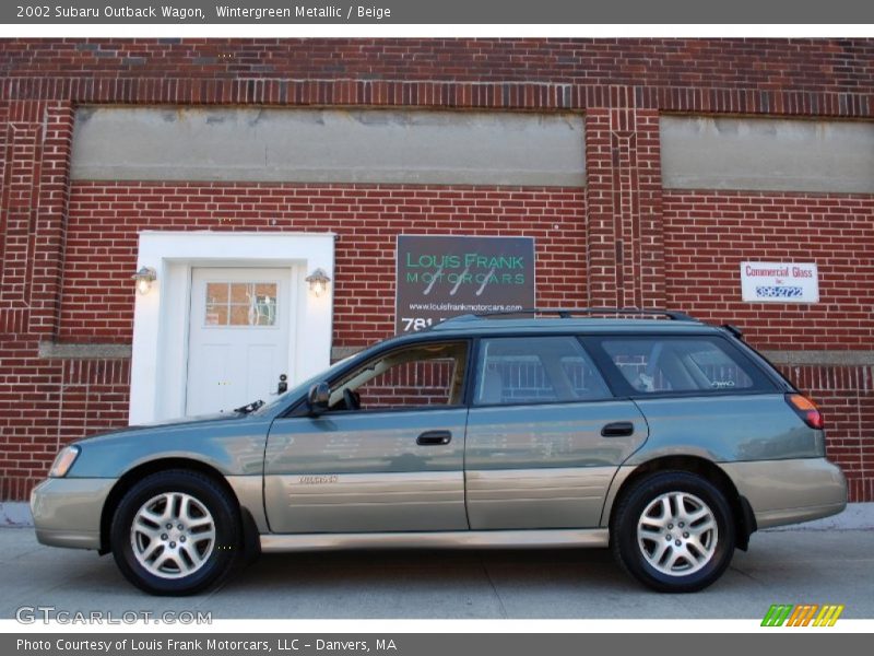 Wintergreen Metallic / Beige 2002 Subaru Outback Wagon