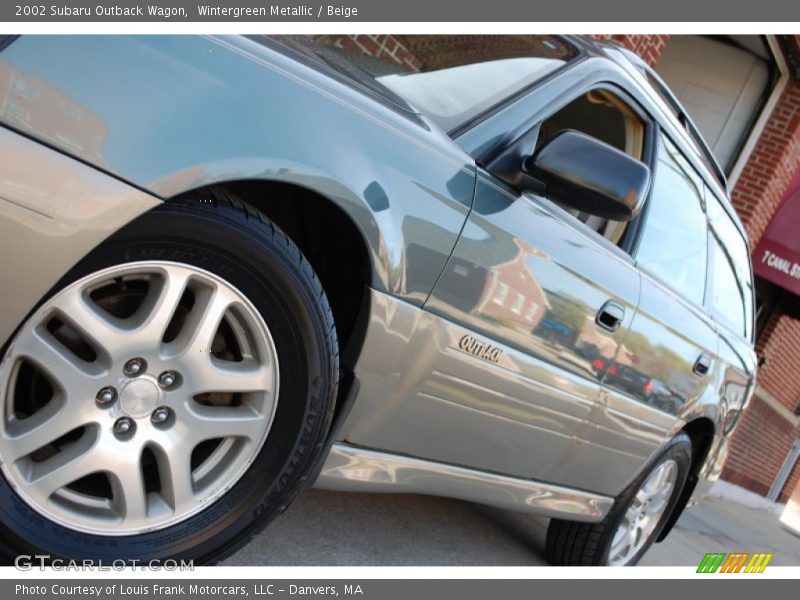 Wintergreen Metallic / Beige 2002 Subaru Outback Wagon