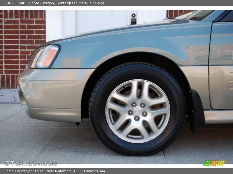 Wintergreen Metallic / Beige 2002 Subaru Outback Wagon