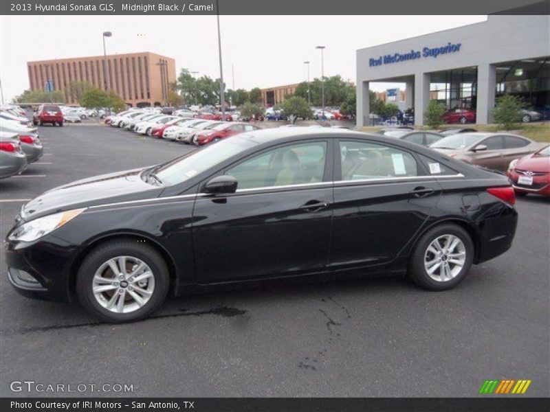 Midnight Black / Camel 2013 Hyundai Sonata GLS