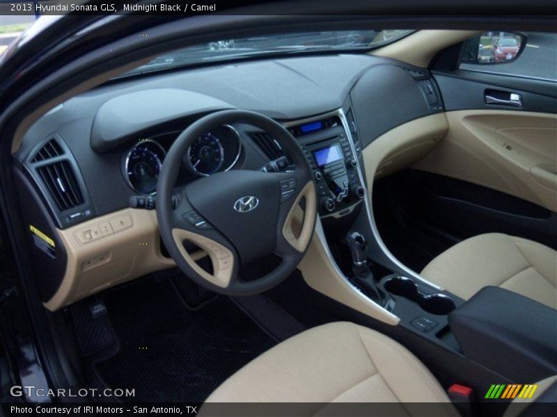Midnight Black / Camel 2013 Hyundai Sonata GLS