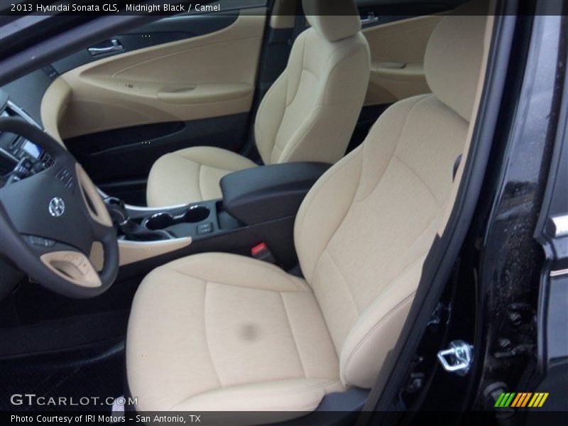 Midnight Black / Camel 2013 Hyundai Sonata GLS