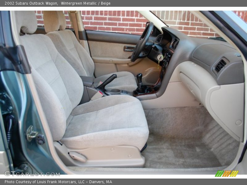 Wintergreen Metallic / Beige 2002 Subaru Outback Wagon