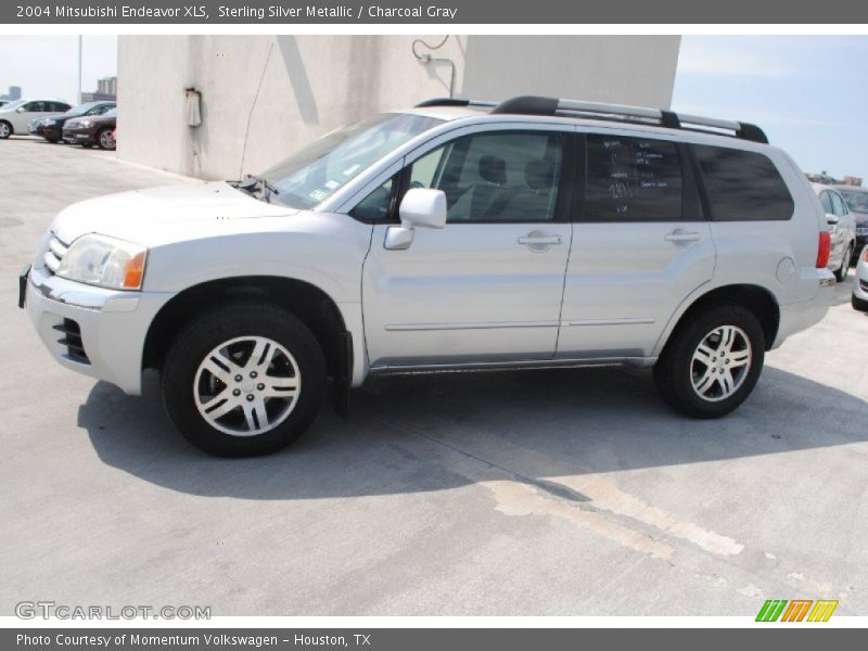 Sterling Silver Metallic / Charcoal Gray 2004 Mitsubishi Endeavor XLS
