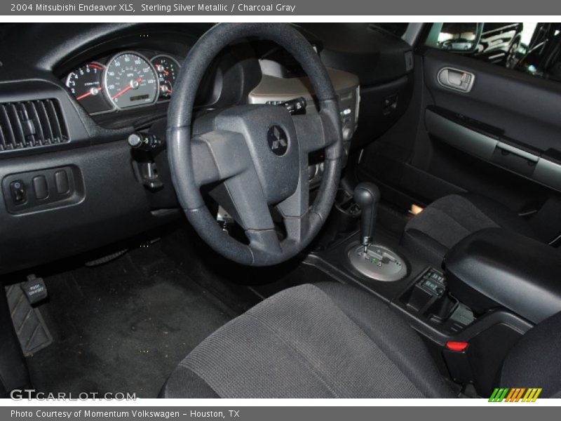 Sterling Silver Metallic / Charcoal Gray 2004 Mitsubishi Endeavor XLS