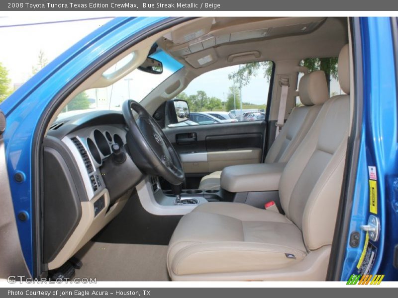  2008 Tundra Texas Edition CrewMax Beige Interior