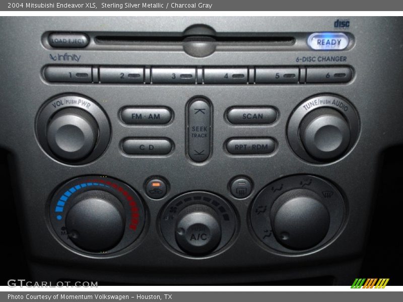 Sterling Silver Metallic / Charcoal Gray 2004 Mitsubishi Endeavor XLS