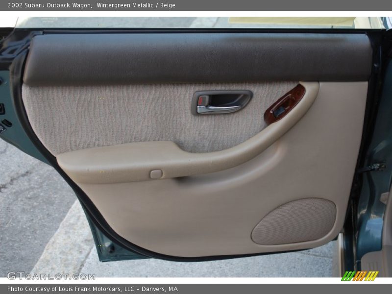 Wintergreen Metallic / Beige 2002 Subaru Outback Wagon