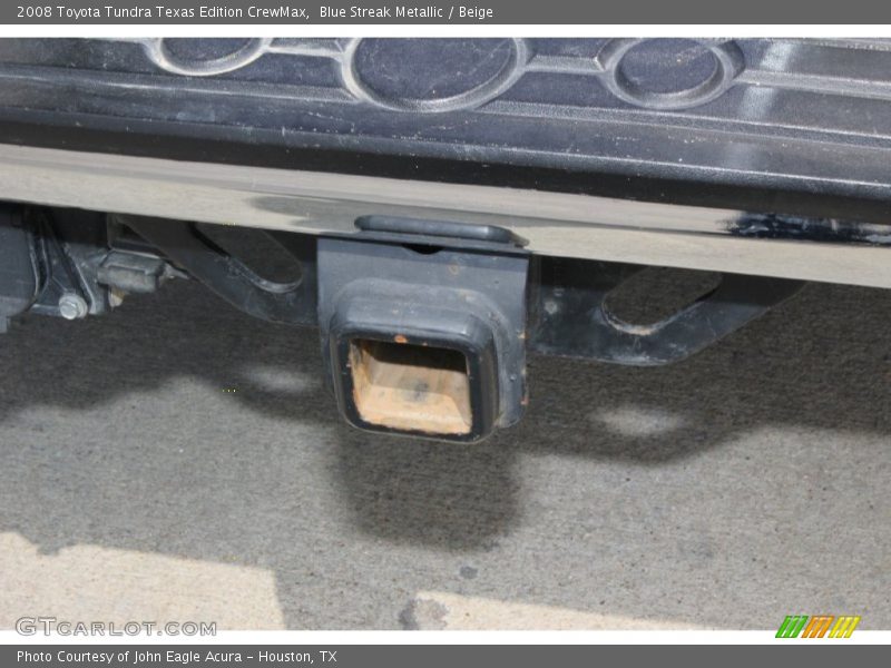 Blue Streak Metallic / Beige 2008 Toyota Tundra Texas Edition CrewMax
