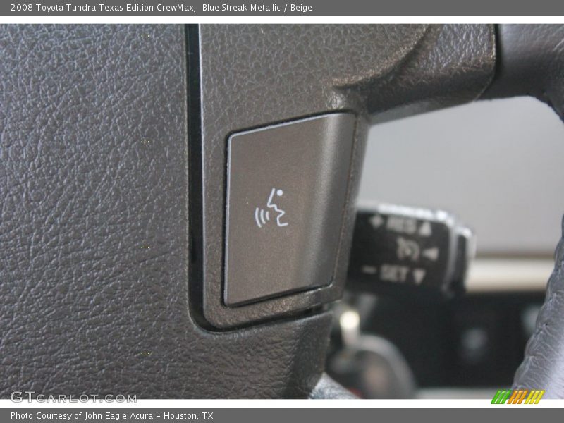 Blue Streak Metallic / Beige 2008 Toyota Tundra Texas Edition CrewMax