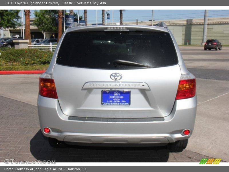 Classic Silver Metallic / Ash 2010 Toyota Highlander Limited