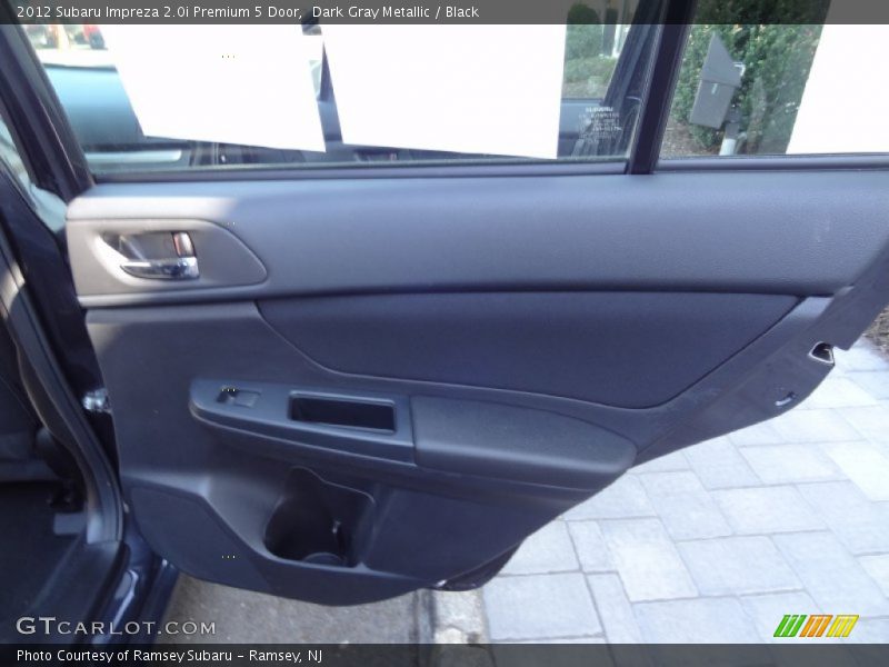 Dark Gray Metallic / Black 2012 Subaru Impreza 2.0i Premium 5 Door