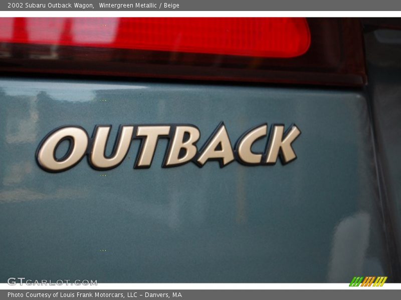 Wintergreen Metallic / Beige 2002 Subaru Outback Wagon
