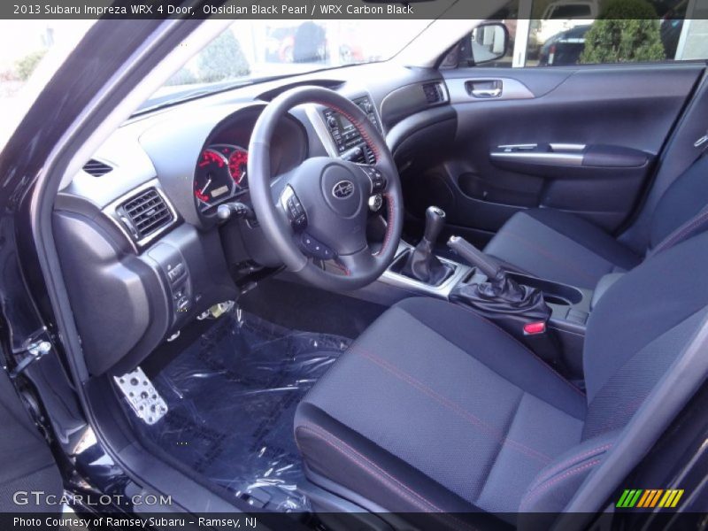 WRX Carbon Black Interior - 2013 Impreza WRX 4 Door 