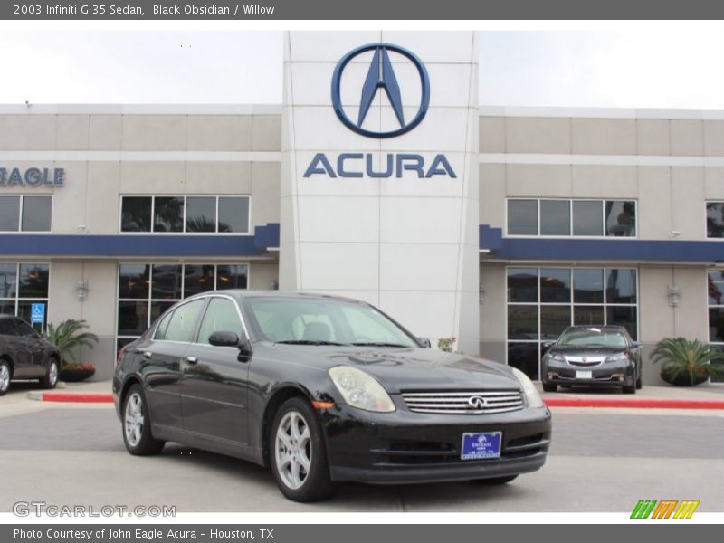 Black Obsidian / Willow 2003 Infiniti G 35 Sedan