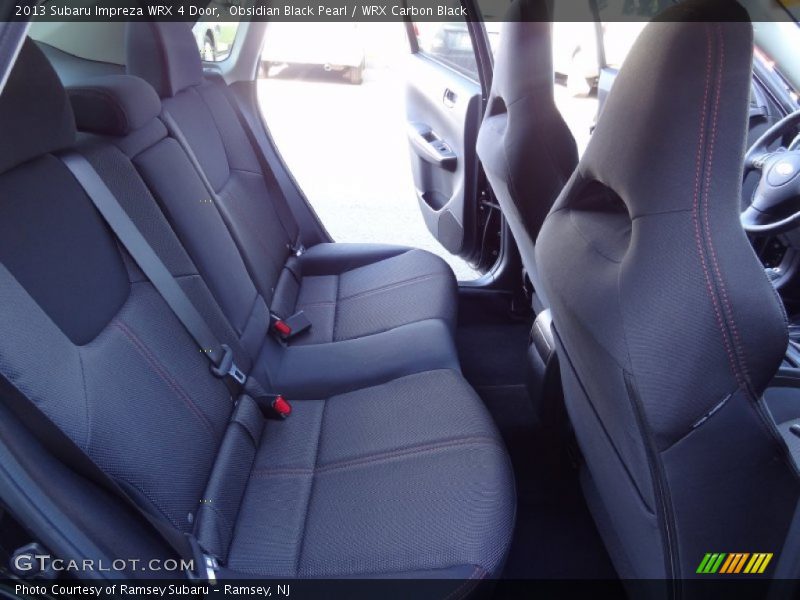 Rear Seat of 2013 Impreza WRX 4 Door