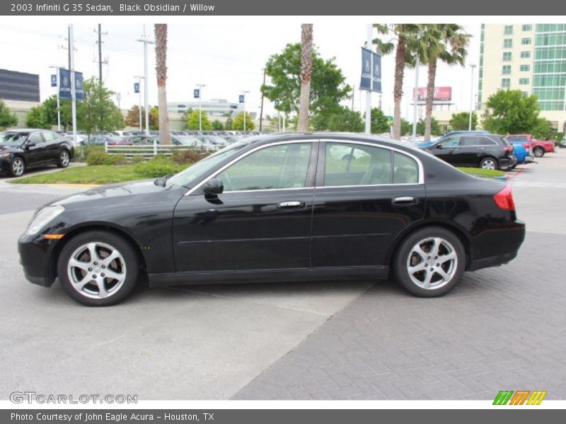 Black Obsidian / Willow 2003 Infiniti G 35 Sedan