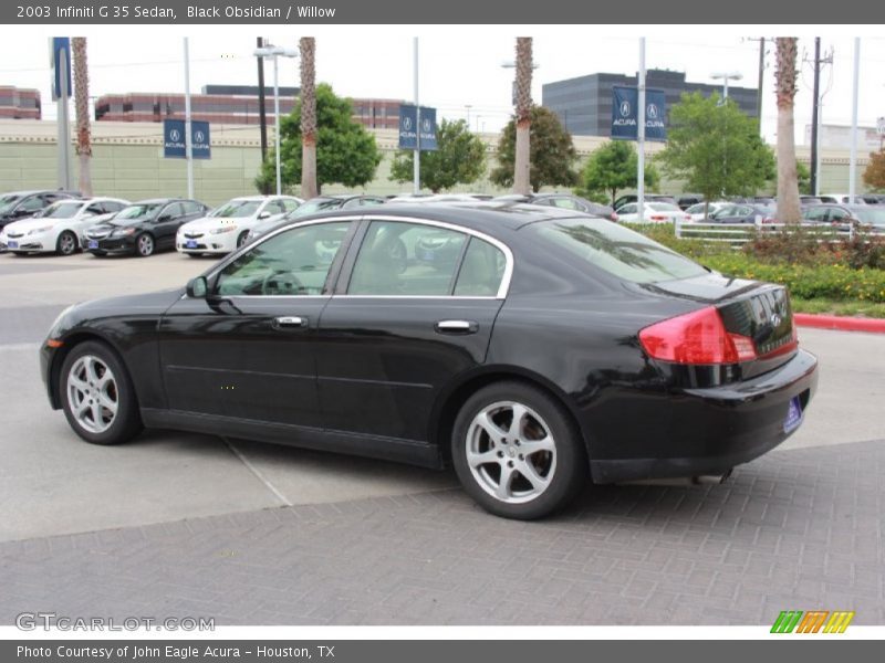 Black Obsidian / Willow 2003 Infiniti G 35 Sedan