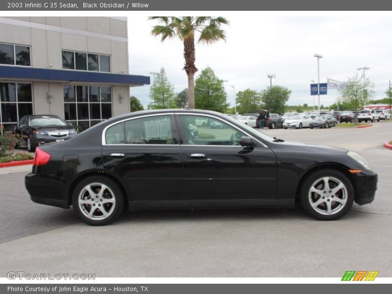 Black Obsidian / Willow 2003 Infiniti G 35 Sedan