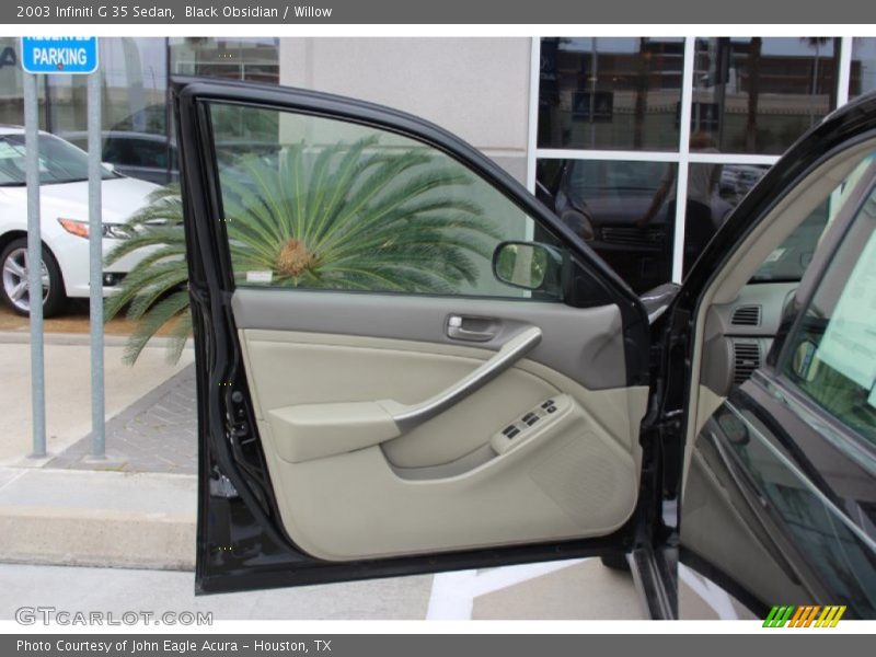 Black Obsidian / Willow 2003 Infiniti G 35 Sedan