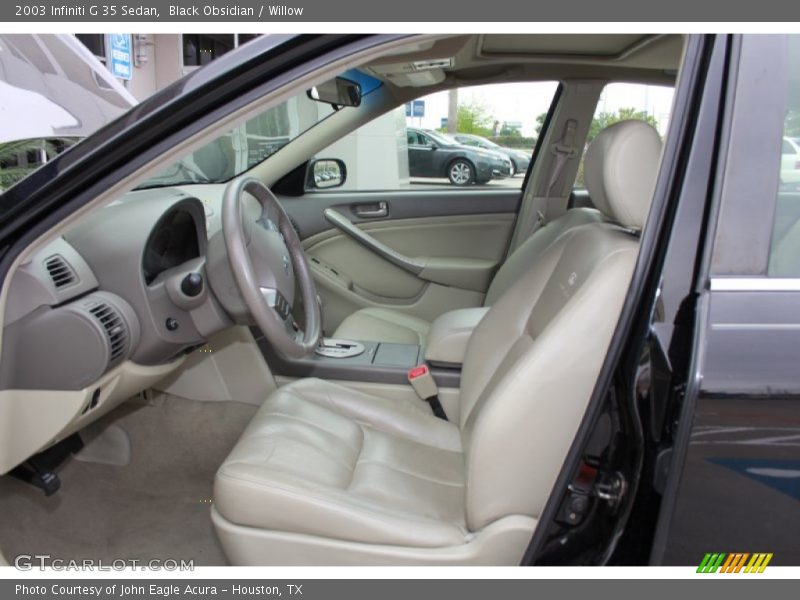 Black Obsidian / Willow 2003 Infiniti G 35 Sedan
