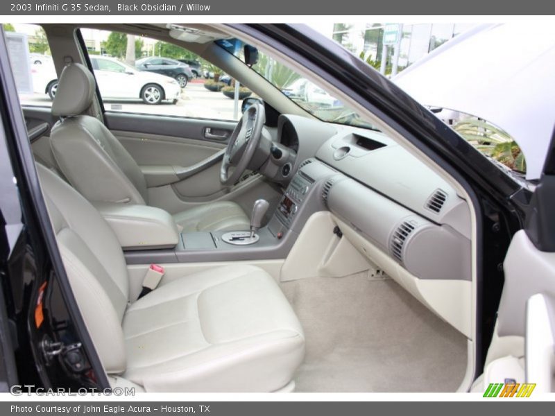Black Obsidian / Willow 2003 Infiniti G 35 Sedan