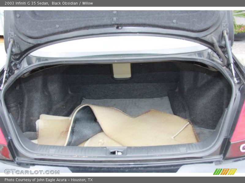 Black Obsidian / Willow 2003 Infiniti G 35 Sedan